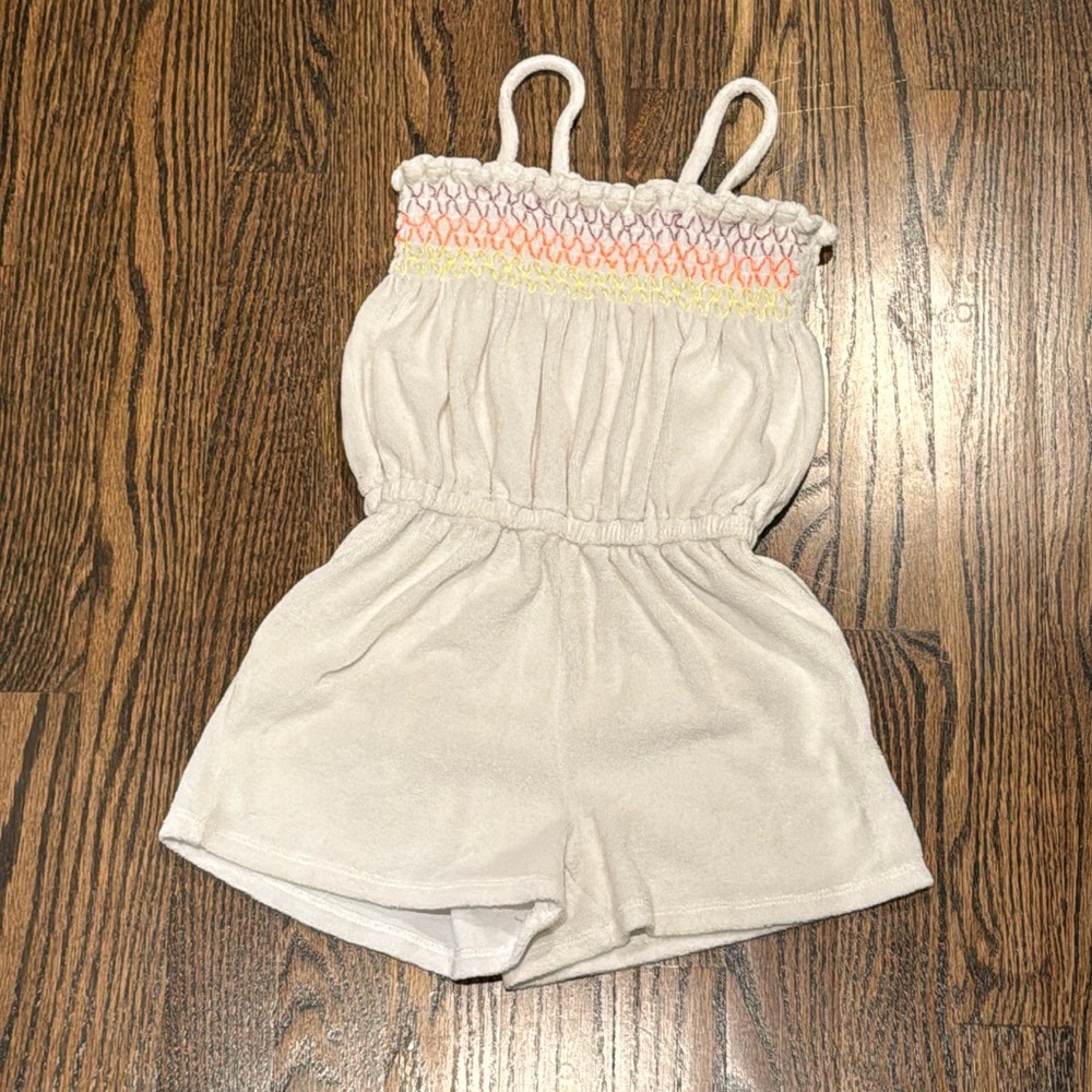 Tucker + Tate Terry Cloth Sunsuit Romper - Size 4 EUC